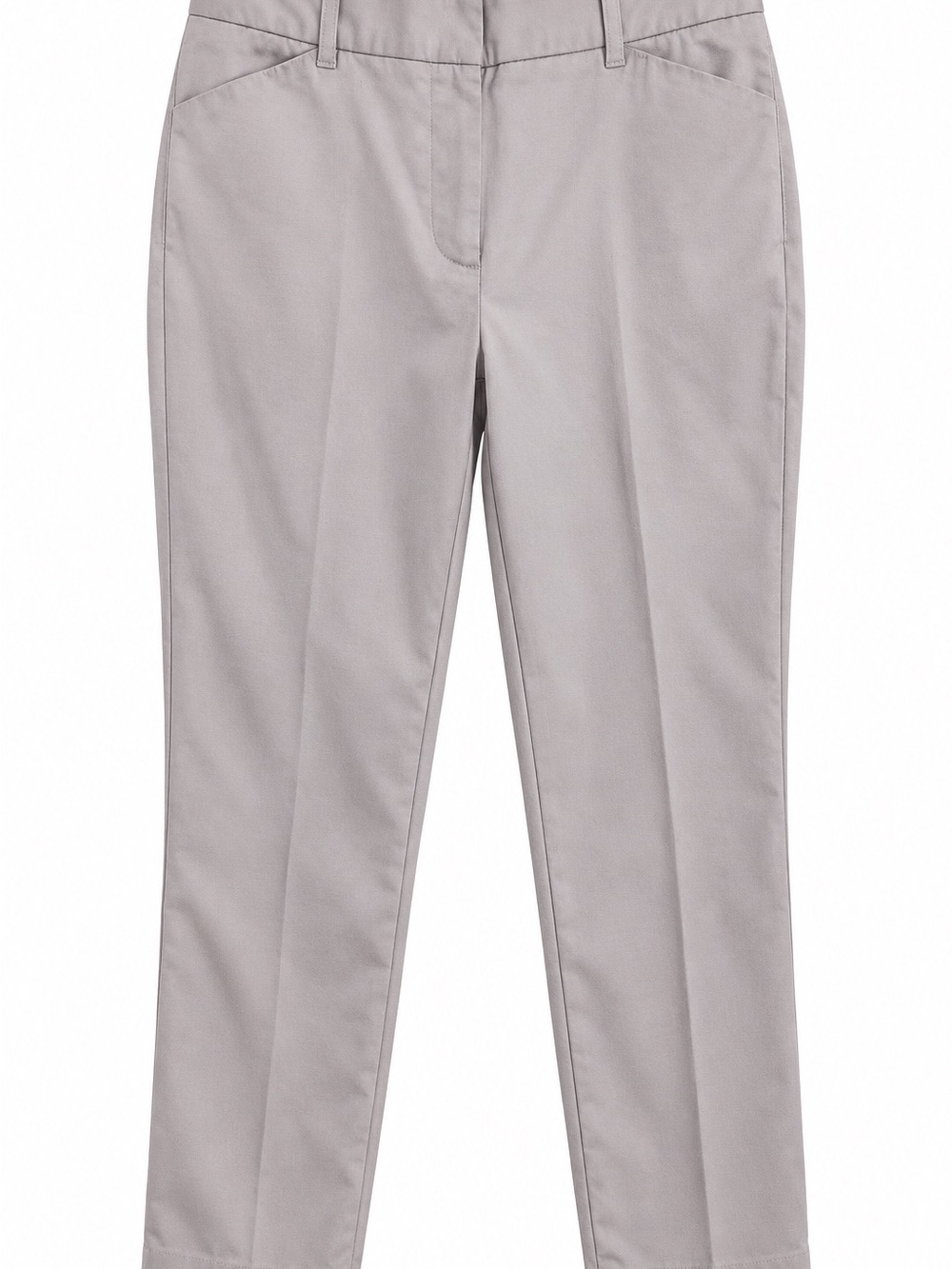Women's Tailored Stretch Pants - Light Gray